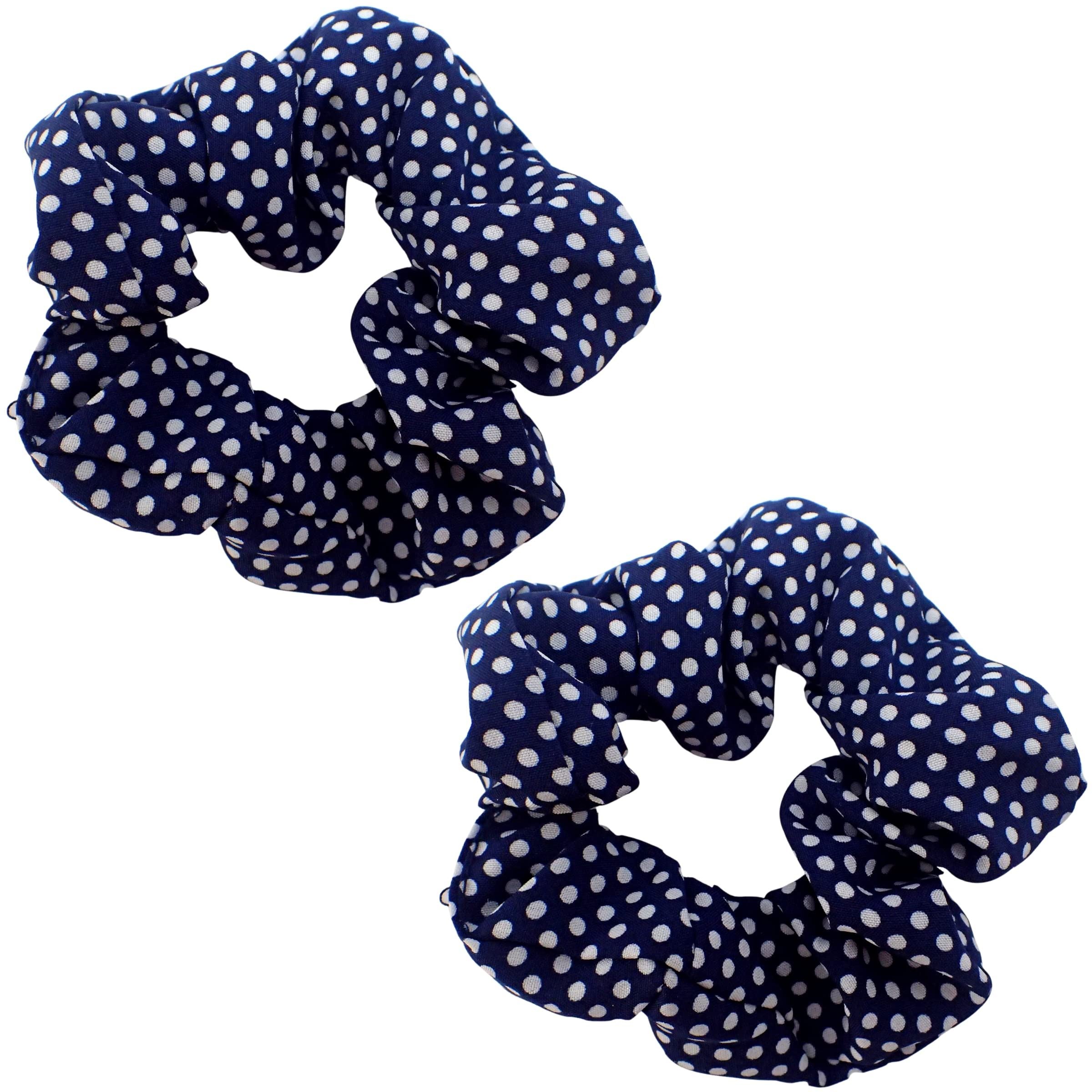 2pc Pattern Scrunchies for Girls and Women, Hair bobbles for Women, Hair Scrunchies, Hair Accessories, Elastic Hair Ties, Elastic Hair Bands, Hair Elastics
