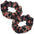 Small Floral Cotton Scrunchies for Girls & Women, Hair Bobble, Hair Band Scrunchie