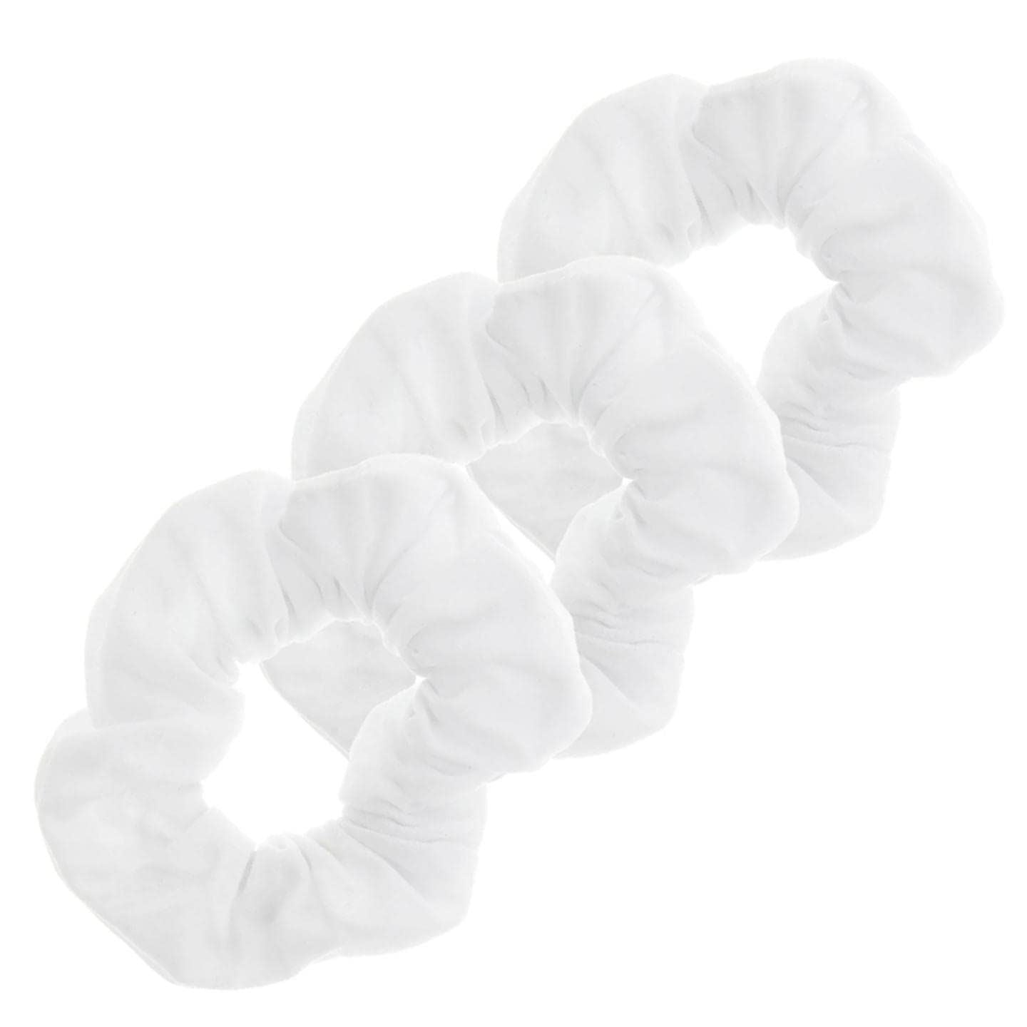 Soft Jersey Fabric Hair Scrunchie Scrunchies Soft Scrunchie Bobble Elastic Hair Band Hair Scrunchies For Women, Ladies, Girls, Children - Pack Of 3