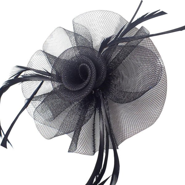Flower Hair Clip Fascinator Hair Clips Fascinators Wedding Accessories Royal Ascot Attached To Brooch Pin & Beak Clip Suitable For Women, Ladies, Girls