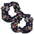 Small Floral Cotton Scrunchies for Girls & Women, Hair Bobble, Hair Band Scrunchie