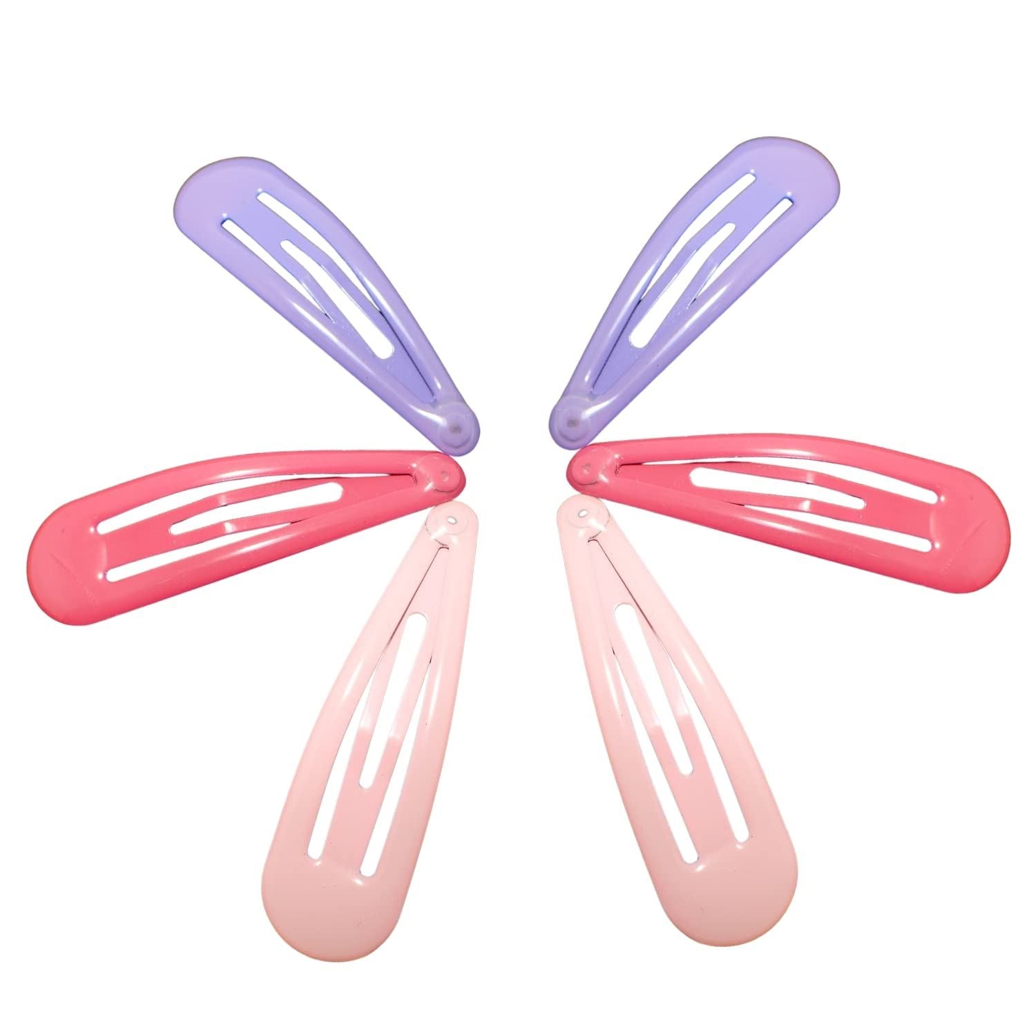 6pc Snap Hair Clips Mini Hair Clips Hair Clip Snap Hair Clips Metal Hair Clips Toddler Hair Clips Hair Accessories for Women& Girls Hair Accessories