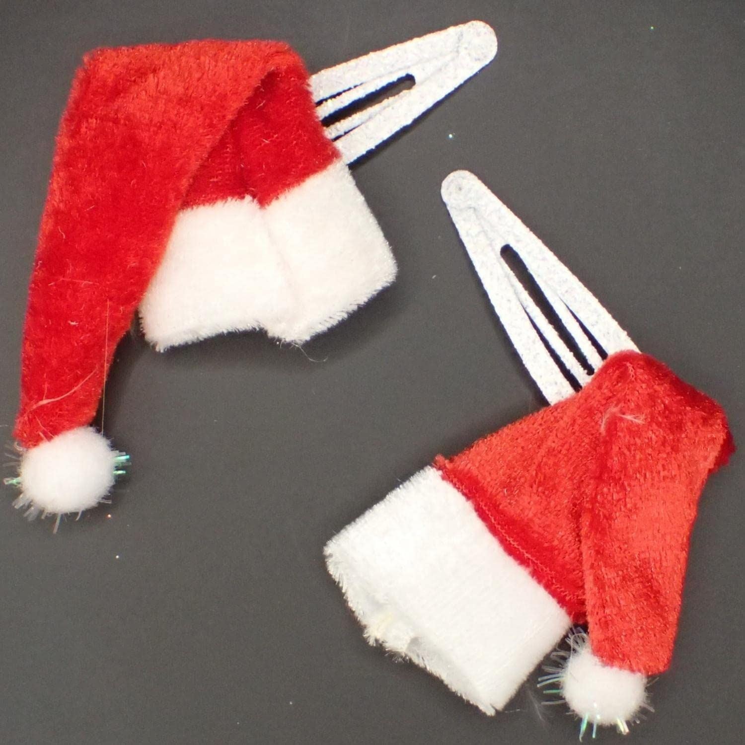 Christmas Hair Clips Women Hair Clips for Girls Hair Pins Snaps Sleepies Christmas Hair Accessories Christmas Tree Santa Hat Reindeer Snowman Stocking Santa Claus