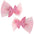 2pc Small Glitter Butterfly Bows Hair Clips 3cm Back to School small Hair Accessories mini hair clips for Girls & Women Hair Accessories for Girls Hair Clip for Girls