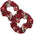 Small Floral Cotton Scrunchies for Girls & Women, Hair Bobble, Hair Band Scrunchie