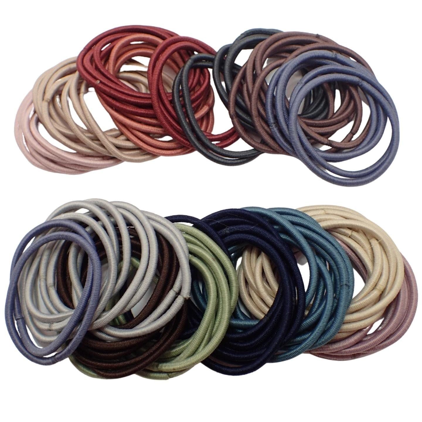 100pc Hair Bands, Hair Ties, Hair Tye, Hair Elastic, Hair Bobbles, Ponytail Holders