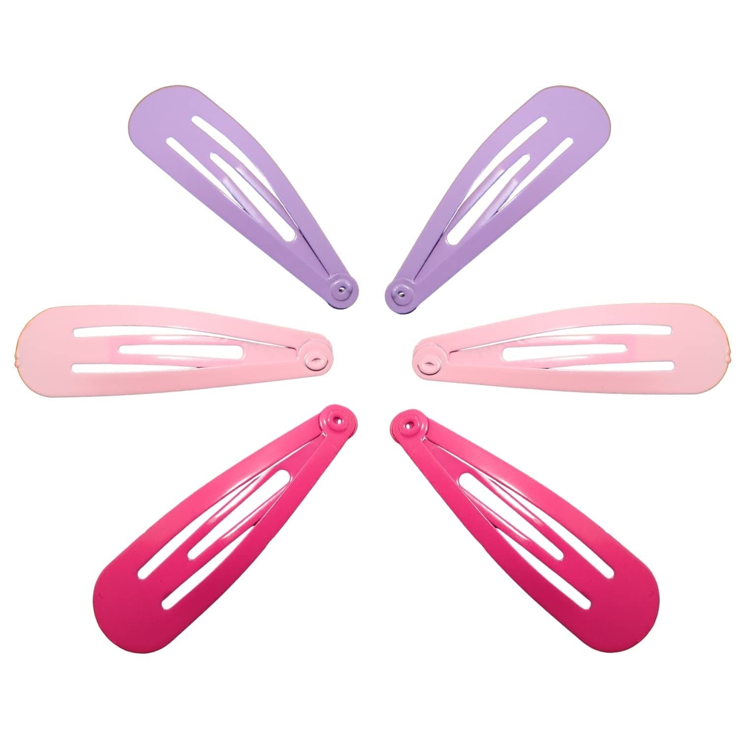 6pc Snap Hair Clips Mini Hair Clips Hair Clip Snap Hair Clips Metal Hair Clips Toddler Hair Clips Hair Accessories for Women& Girls Hair Accessories