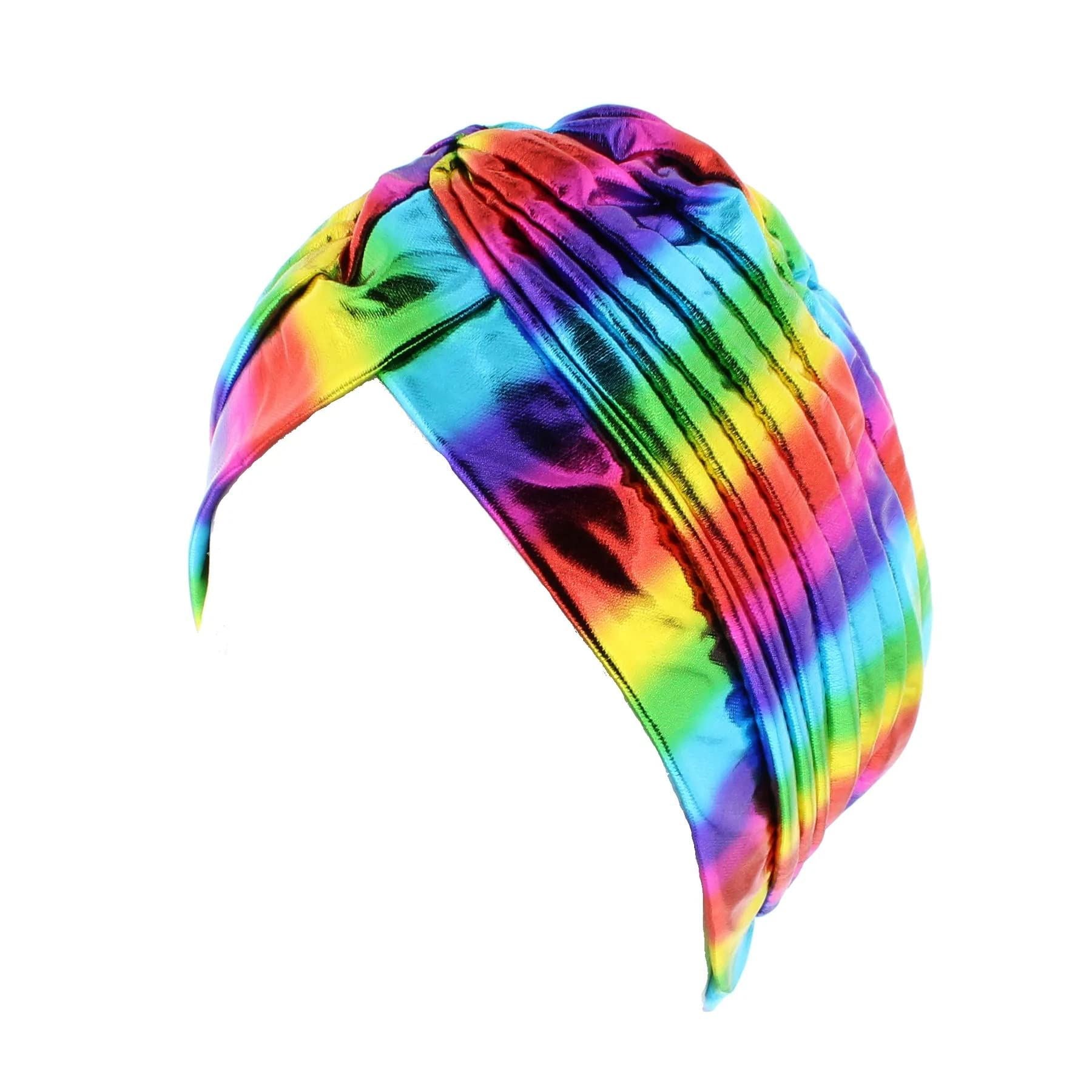 Hair Turban Head Wrap Sleep Cap Bonnet Hair Scarf Hairwrap Turbans Stretchy Elastic Hair Towel Chemo Hat Women's Fashion Turbans Women Ladies