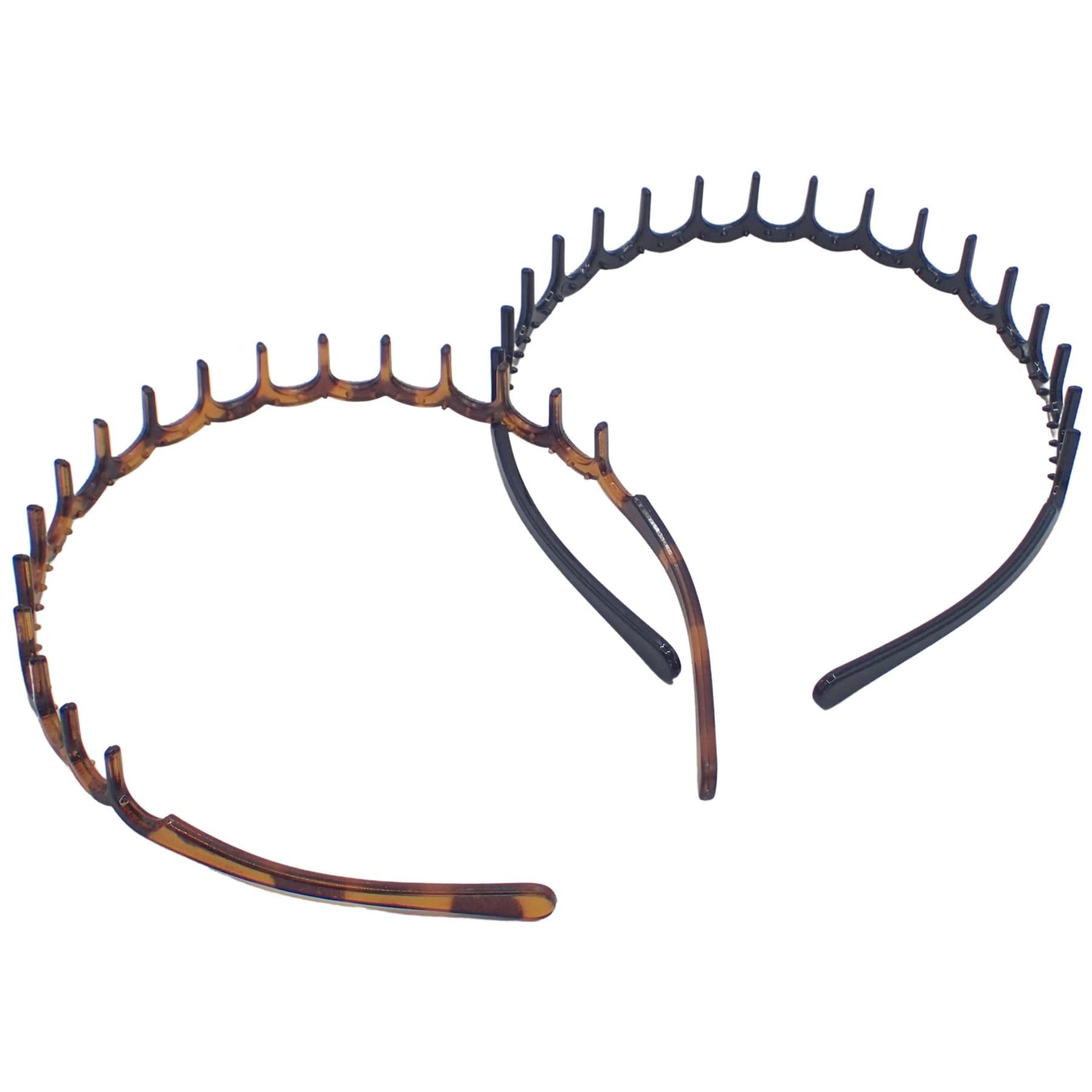 Zig Zag Shark Tooth Head Band Teeth Hair Band Alice Band Comb Headband Zigzag Hairband Wavy Grip Wave Gripper Saw Toothed Aliceband