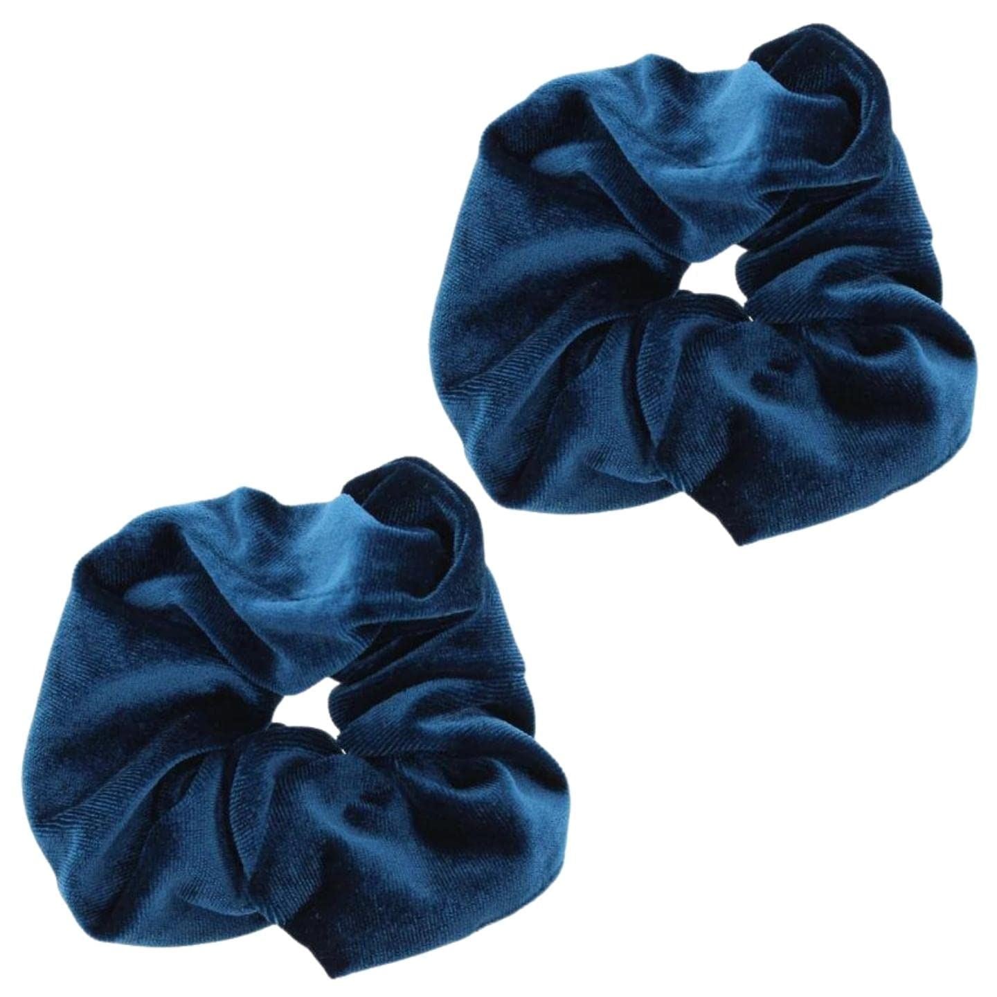 Luxury Velvet Scrunchie Scrunchies Elastic Hair Band Ponytail Holders Hair Scrunchie Hair Bobbles Hair Accessories for Women, Ladies, Girls - Pack of 2