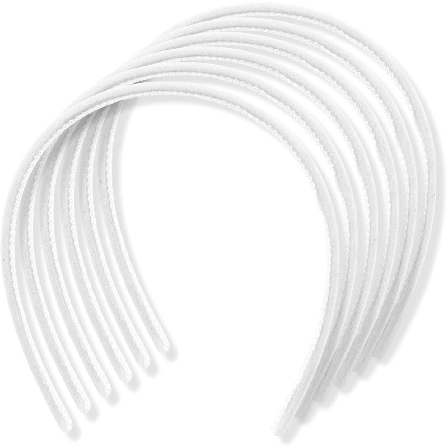 1cm/0.4" 6 piece Thin Velvet Hair Bands, Head bands Alice Bands Adult Women