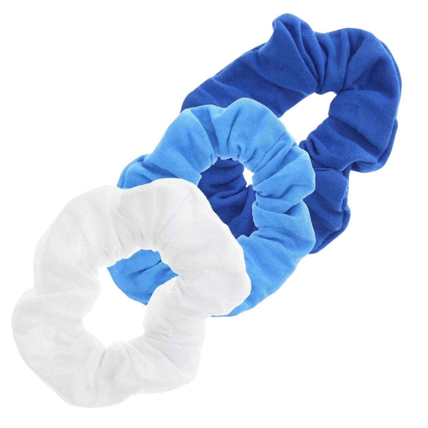 Soft Jersey Fabric Hair Scrunchie Scrunchies Soft Scrunchie Bobble Elastic Hair Band Hair Scrunchies For Women, Ladies, Girls, Children - Pack Of 3