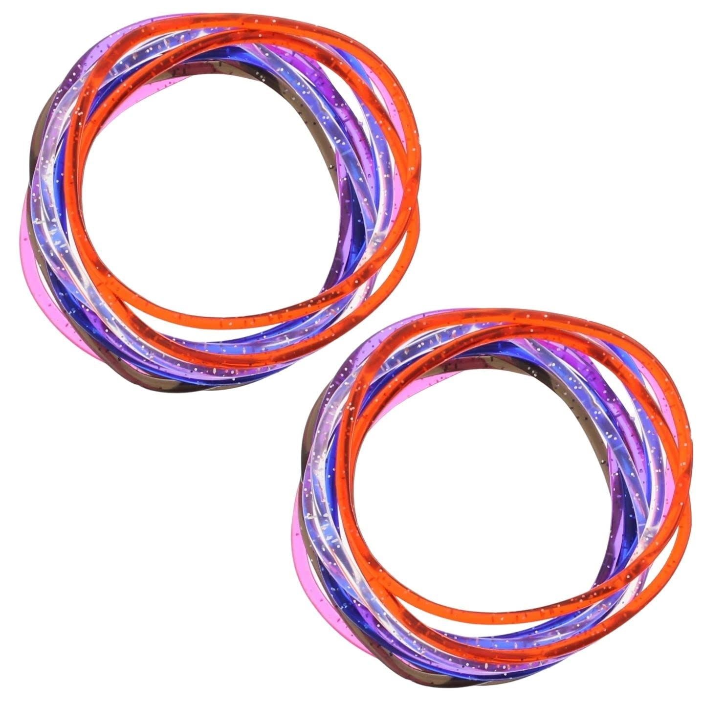 24 pcs Gummy Bracelets for Teens and Adult