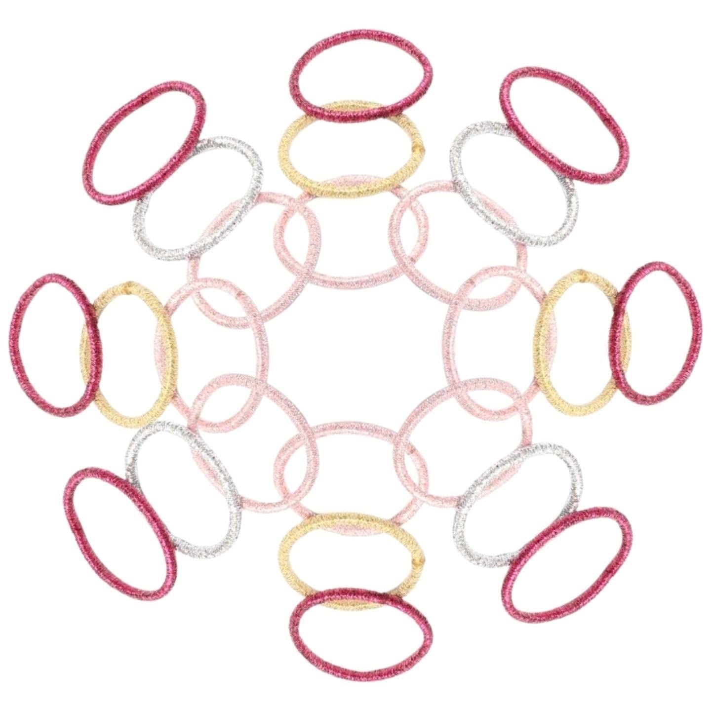 Mini Tiny Hair Ties for Adults and Kids, Fabric Hair Ties, Small Hair Bands, Ponytail Holders, Kids Hair Bobbles, Small Hair Elastics, Hair Accessories for Girls