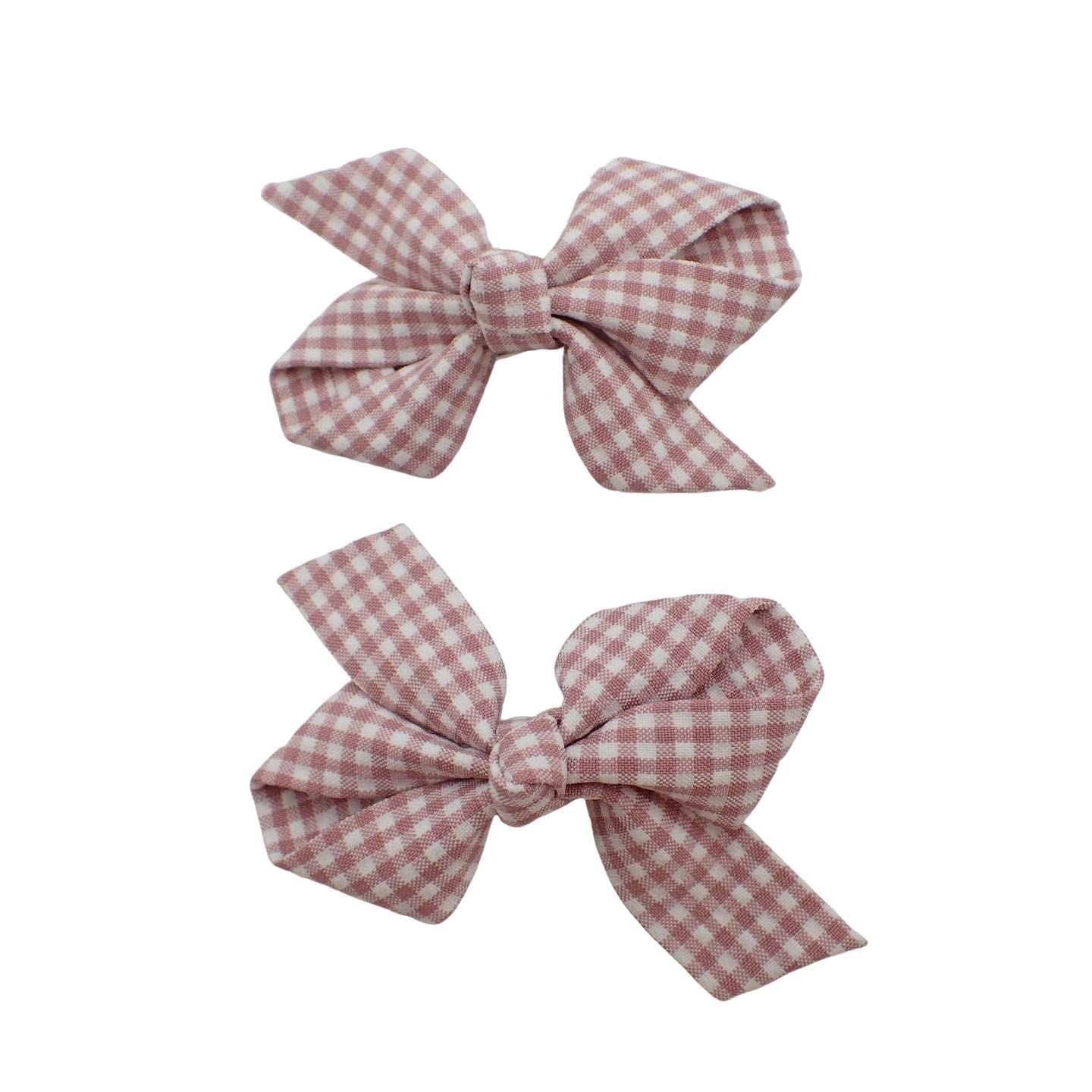 2pc Back to School Hair Bows Set Stylish Girls Clip-In Hair Bow Accessories Hair Clips Colourful School Hair Slide Girls, Kids, Children