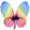 Medium Size Fairy Wings for Teenagers & Adults, Cute Princess Fairy Pixie Wings for Ladies Costume Angel Wings, Fancy Dress Butterfly for Women