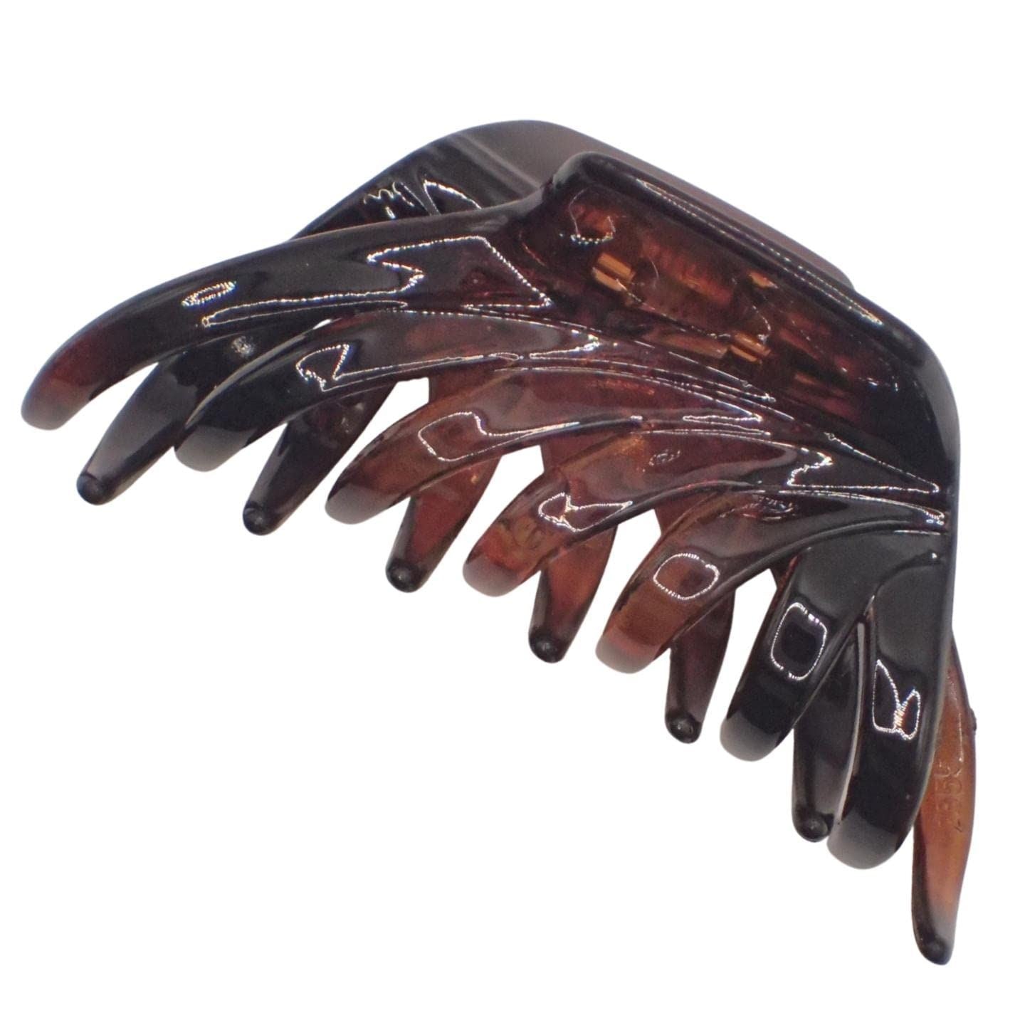 9cm Black or Brown Tort Hair Claw Clip, Detailed Hair Claw for Women & Girls, Thick Hair Claw, Hair Clips Women Claw Clips, Medium Clamps & Claws for Thick Hair