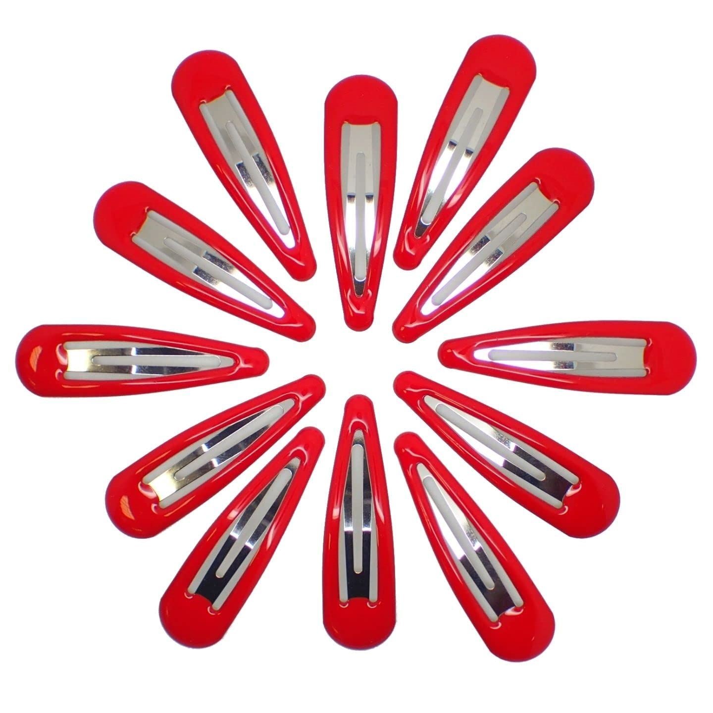 Snap Clips 5cm / 2" Snap Hair Clips Women Girls Kids Slide Hair Grip Styling Fine Hair Thick Hair Bendies Sleepies School Uniform Colours Epoxy