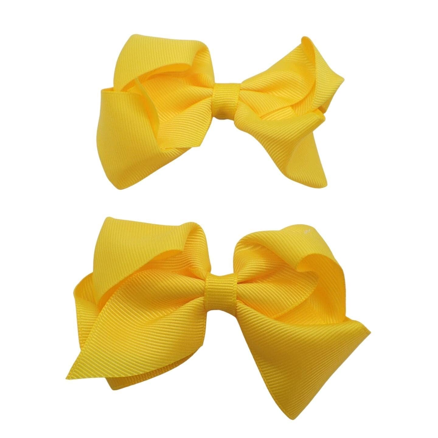 2pc Ribbon Hair Bows Hair Clip Hair Bows for Girls Hair Clips Women Girls Hair Clips Girls Hair Accessories Baby Hair Clips Crocodile Clips Hair Bows