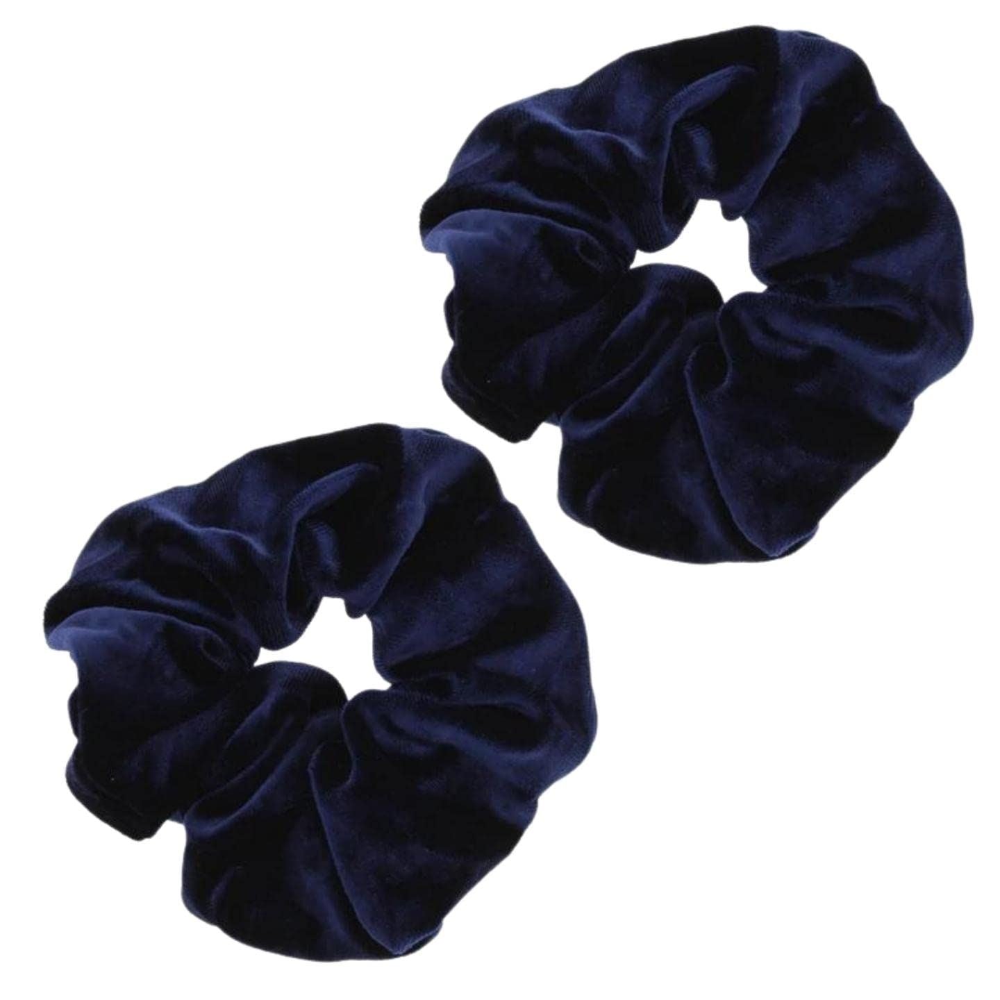 Luxury Velvet Scrunchie Scrunchies Elastic Hair Band Ponytail Holders Hair Scrunchie Hair Bobbles Hair Accessories for Women, Ladies, Girls - Pack of 2