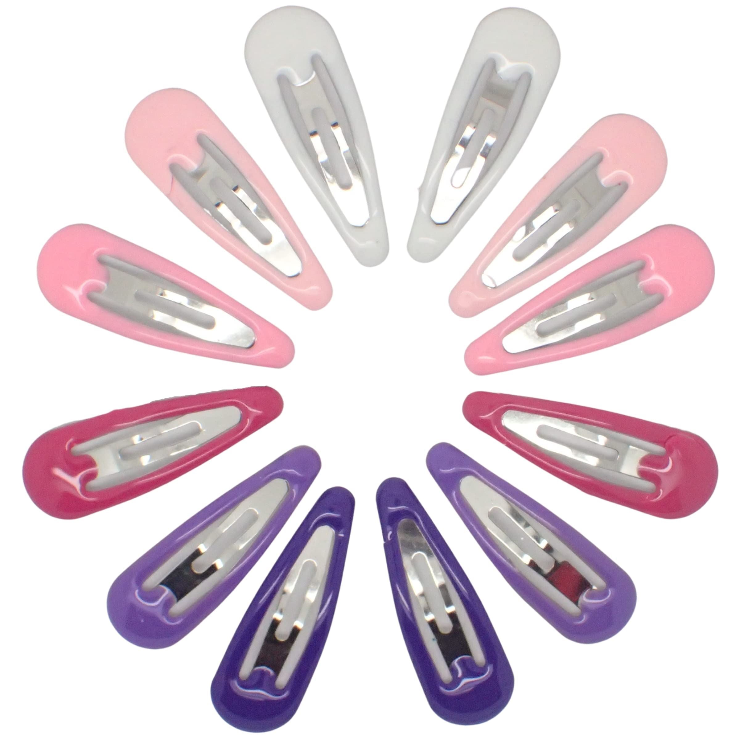 Small Mini Epoxy Snap Hair Clips for Girls and Women, Girls Hair Accessories, Mini Hair Clips, Toddler Hair Clips, Metal Hair Clips