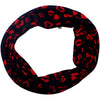 Heart Loop Scarfs for Women and Men, Infinity Scarf, Ladies Scarf, Scarves for Women UK, Womens Scarf, Valentines Day, Snood Scarf, Neck Warmer
