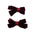 2pc Back to School Velvet Hair Bows Set Stylish Girls Clip-In Hair Bow Accessories Hair Clips School Uniform Hair Slide Girls, Kids, Children