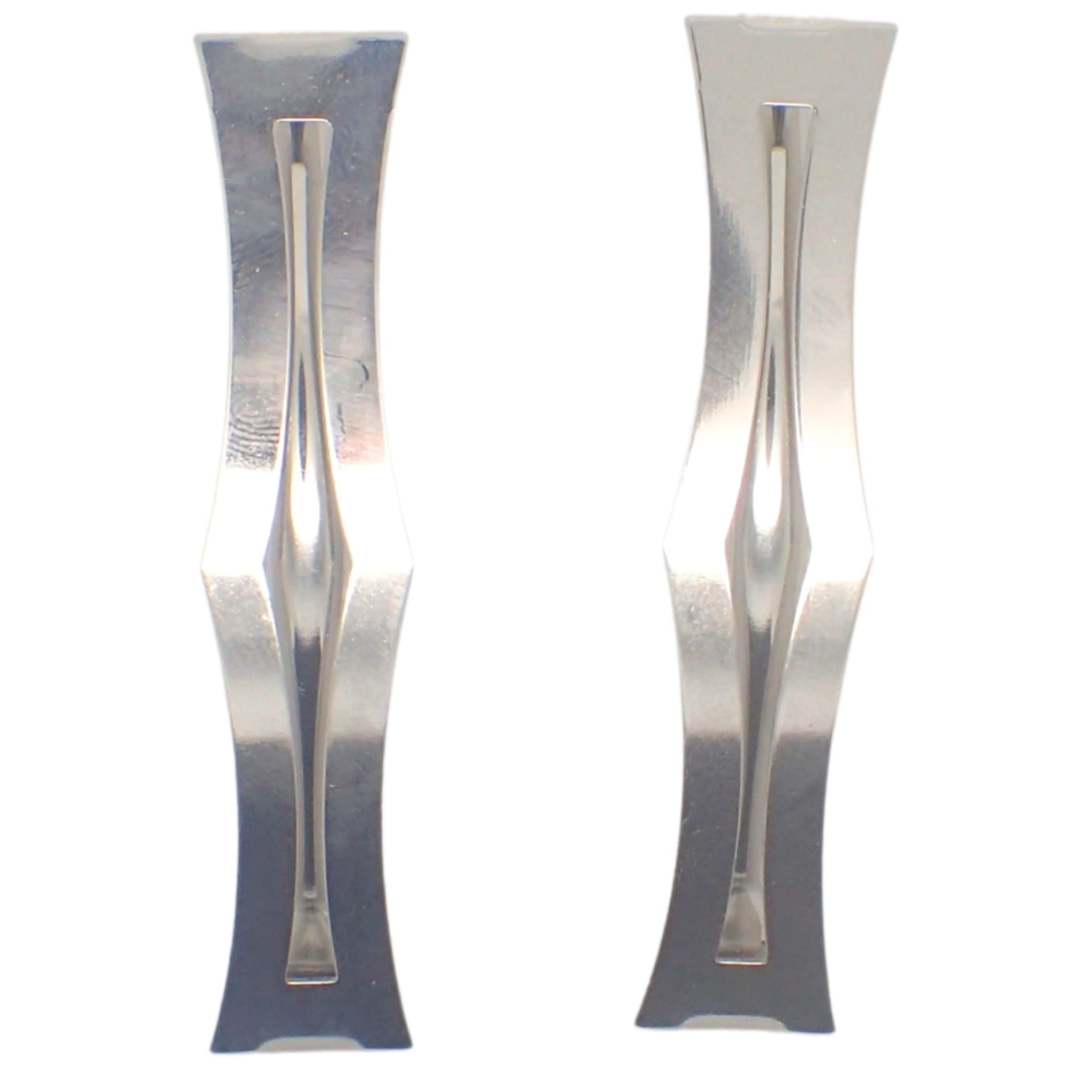 2pcs Open style Hair Clips, Hair Barrettes, Hair Slides, Hair Grips, Hairdressing Clips, Hair Accessories for Women, Metal barrette