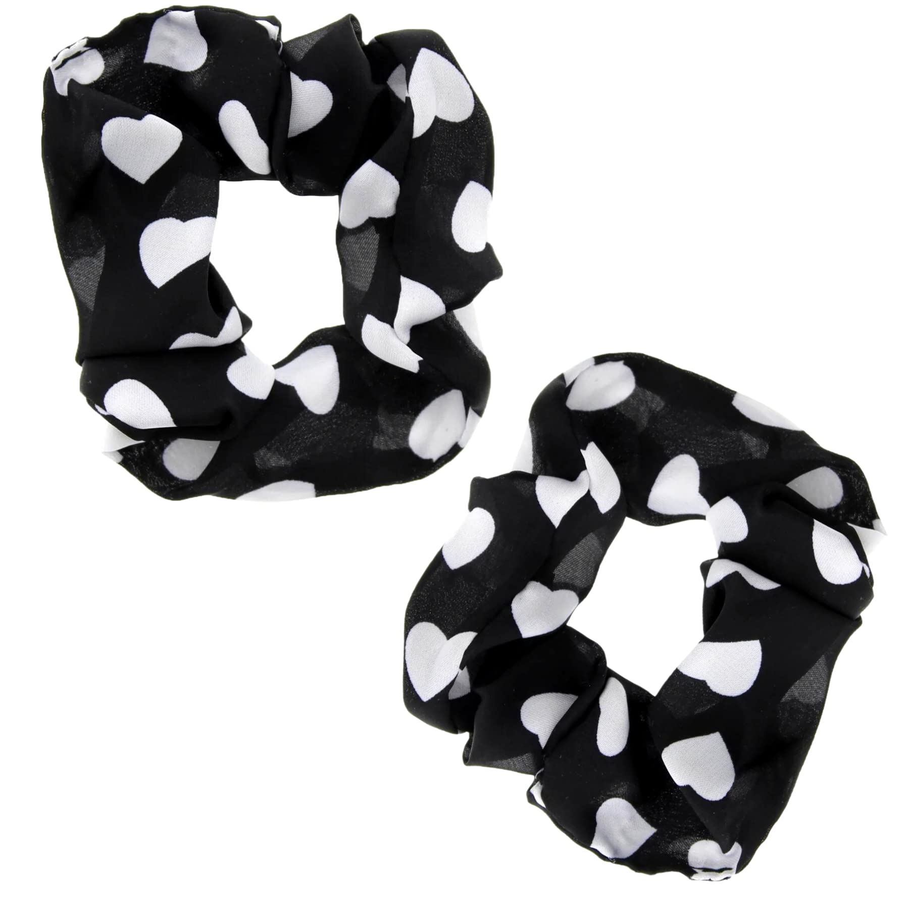 2pcs Small Satin Scrunchies for Girls & Women, Cute Coloured Hair Bobbles, Silk Scrunchies for Hair, Hair Scrunchies, Pretty Satin Scrunchie, Hair, Hair Bobble for School