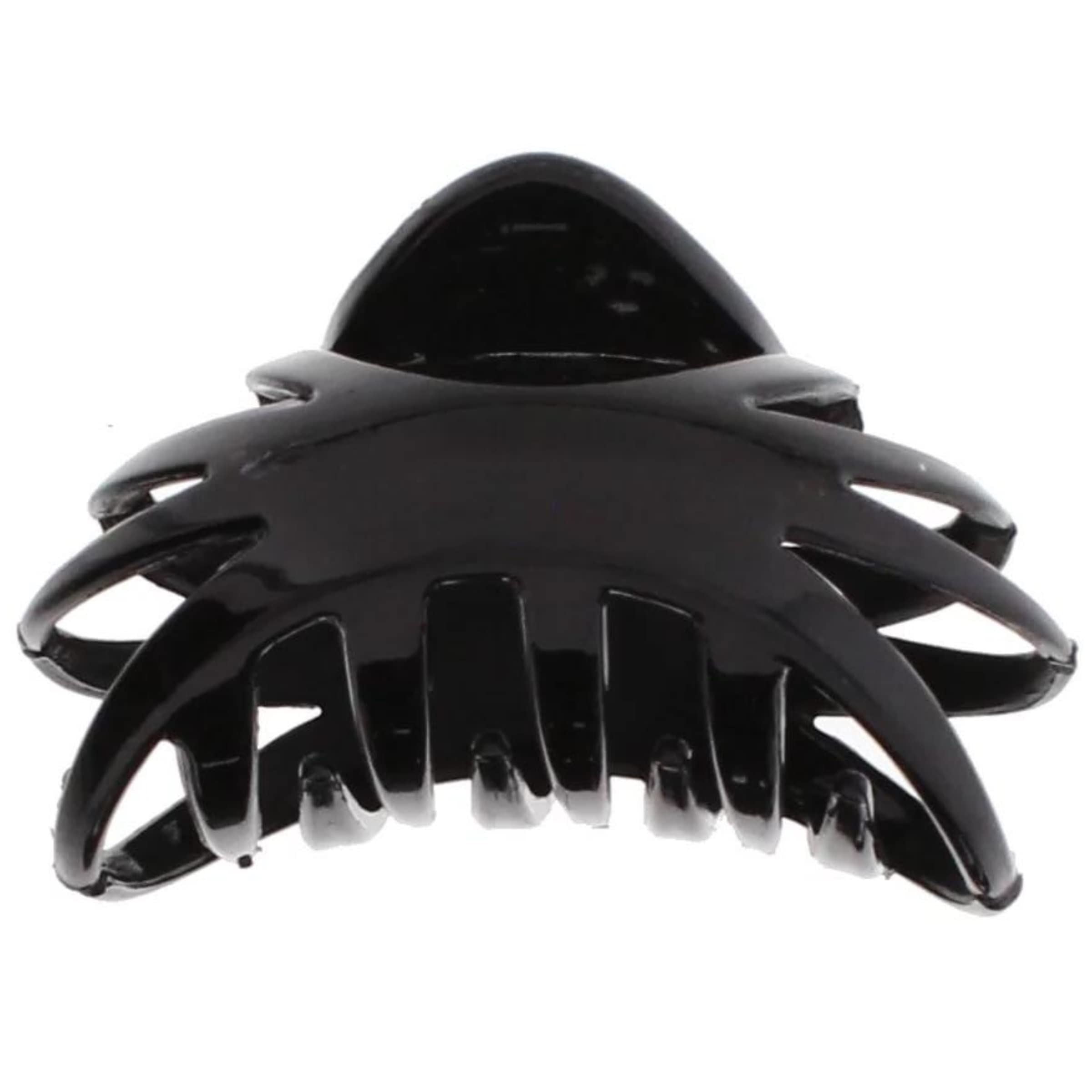 Small Black or Tort Hair Claw Clip, Small Detailed Claw Clips for Ladies & Girls, Womens Hair Claws for Thick Hair, Cute Small Hair Clips