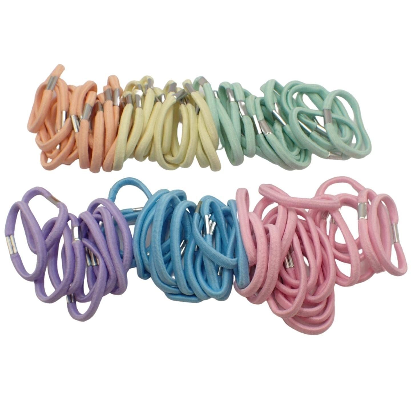 100pc Hair Bands, Hair Ties, Hair Tye, Hair Elastic, Hair Bobbles, Ponytail Holders