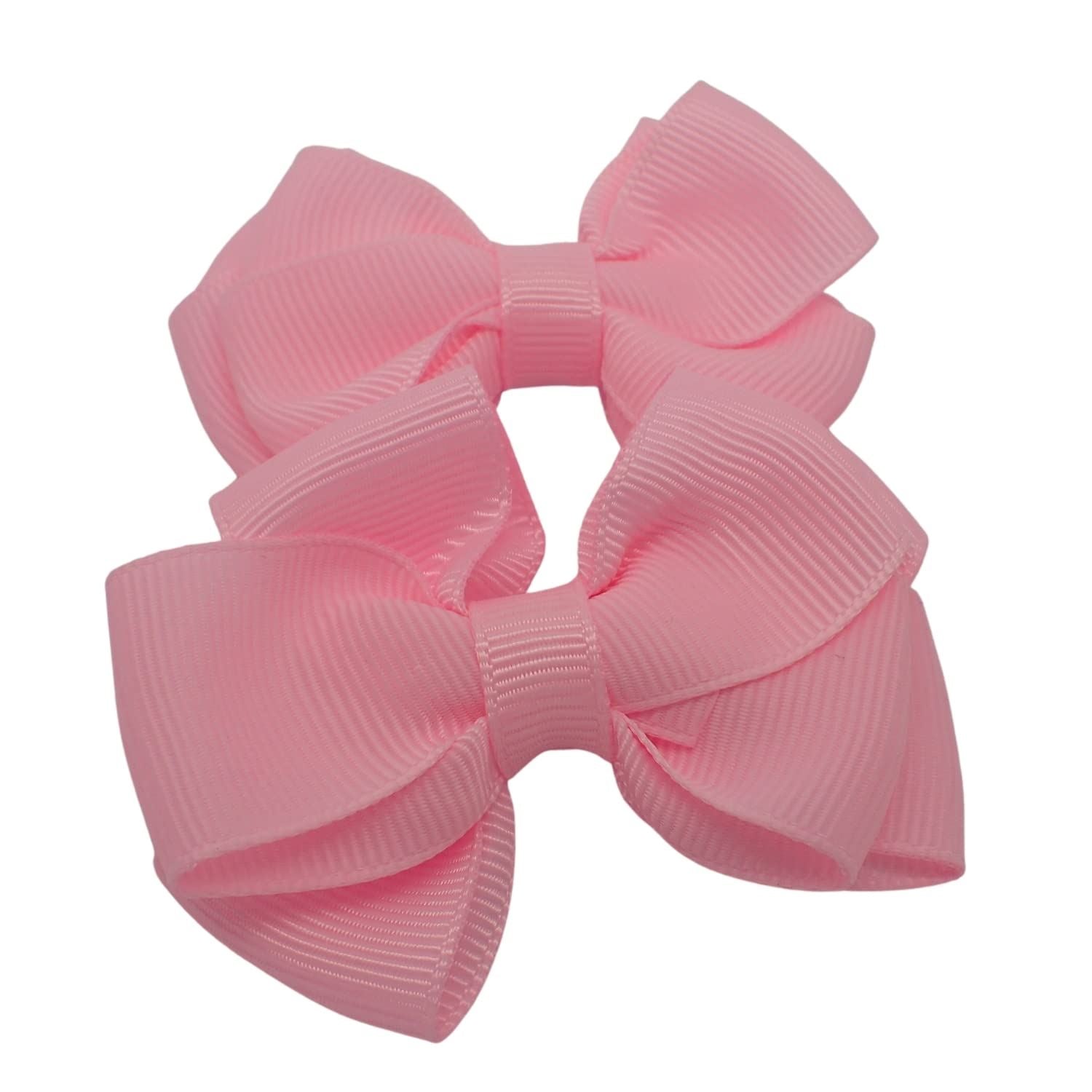 2pc Ribbon Hair Bows Hair Clip Hair Bows for Girls Hair Clips Women Girls Hair Clips Girls Hair Accessories Baby Hair Clips Crocodile Clips Hair Bows