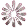 Glitter Hair Snap Clips Glittery Girls Children Women Kids Clip Sparkly Slides Fringe Party Sectioning Clips Bendies Sleepies 5cm / 2