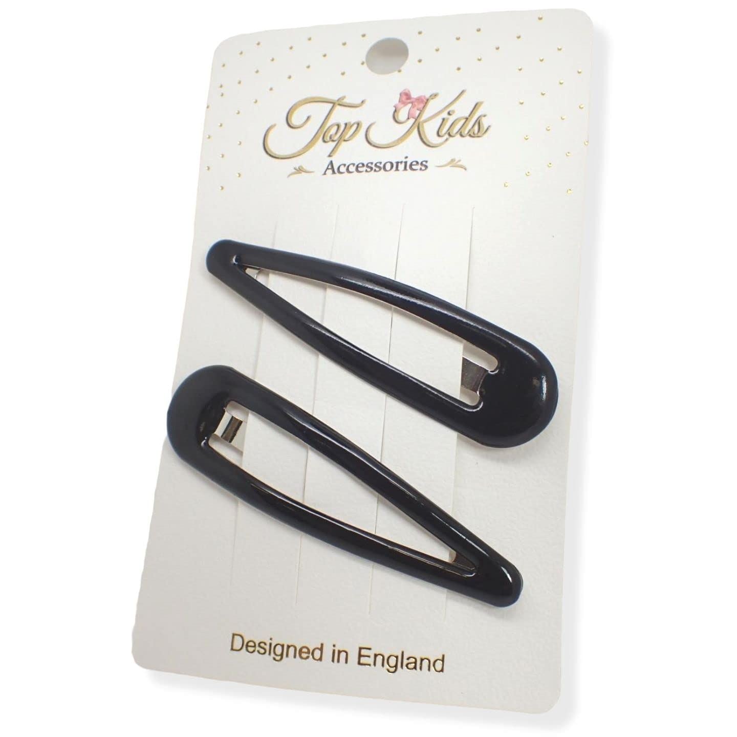 7cm / 2.75" Large Hair Snap Clips Big Snap Clips Women Girls Kids Slide Grip Fringe Styling Fine Hair Thick Hair Bendies Sleepies Epoxy