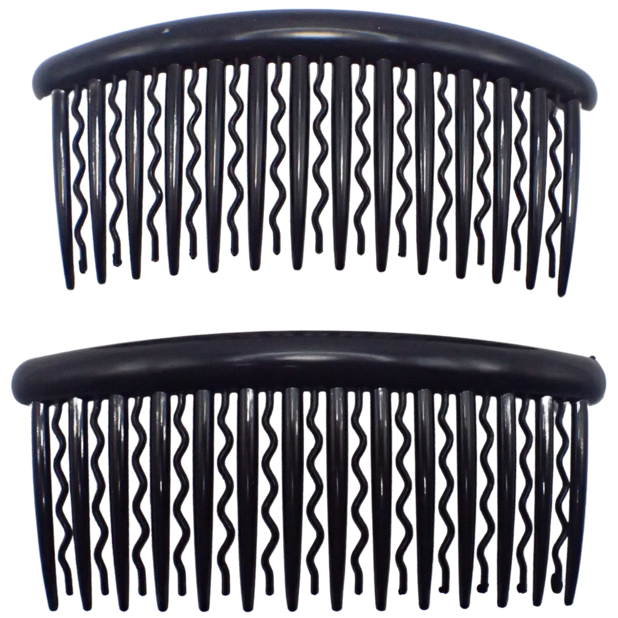 12cm / 4.7" 2 piece Large Plastic Hair Comb Slides for Women and Girls