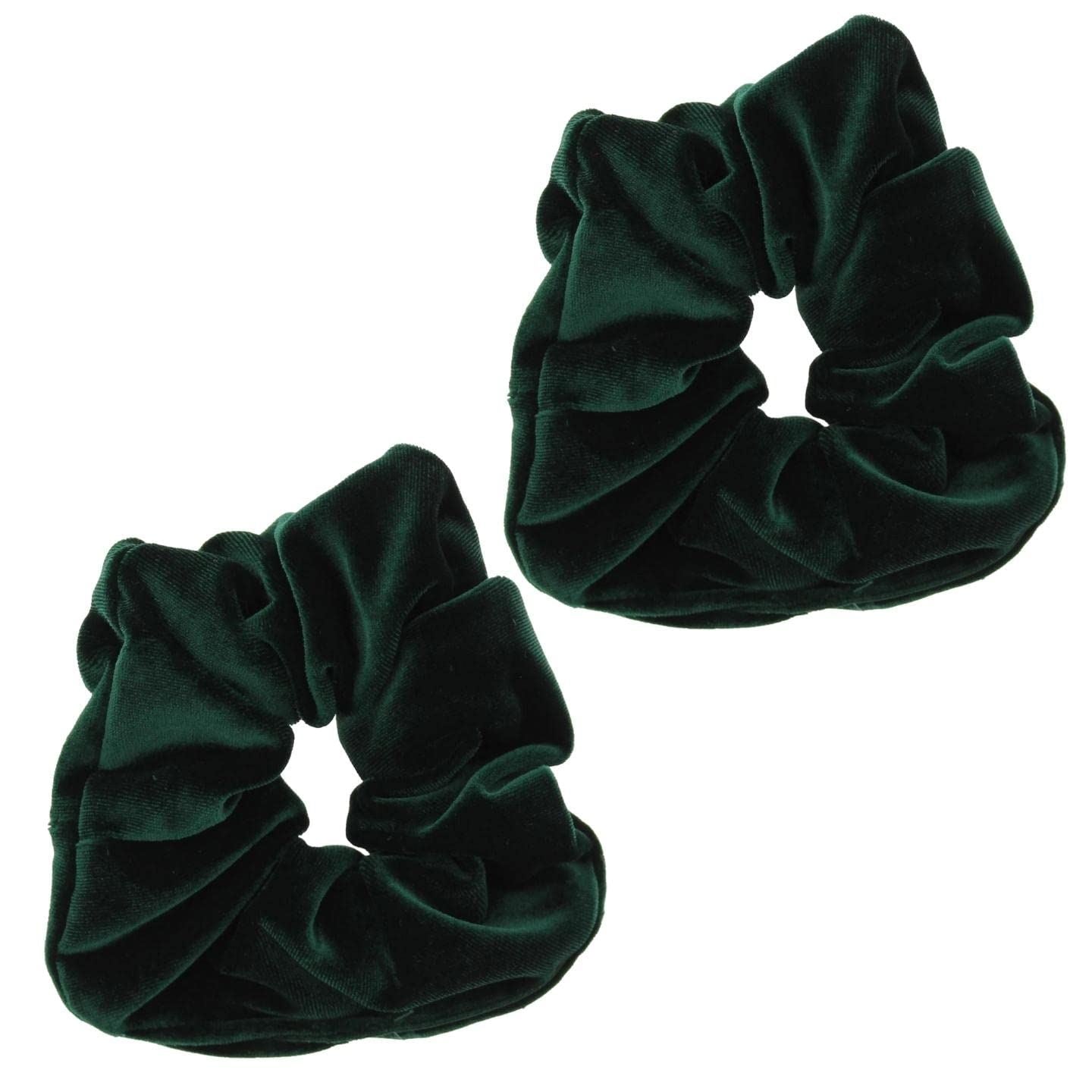 Luxury Velvet Scrunchie Scrunchies Elastic Hair Band Ponytail Holders Hair Scrunchie Hair Bobbles Hair Accessories for Women, Ladies, Girls - Pack of 2