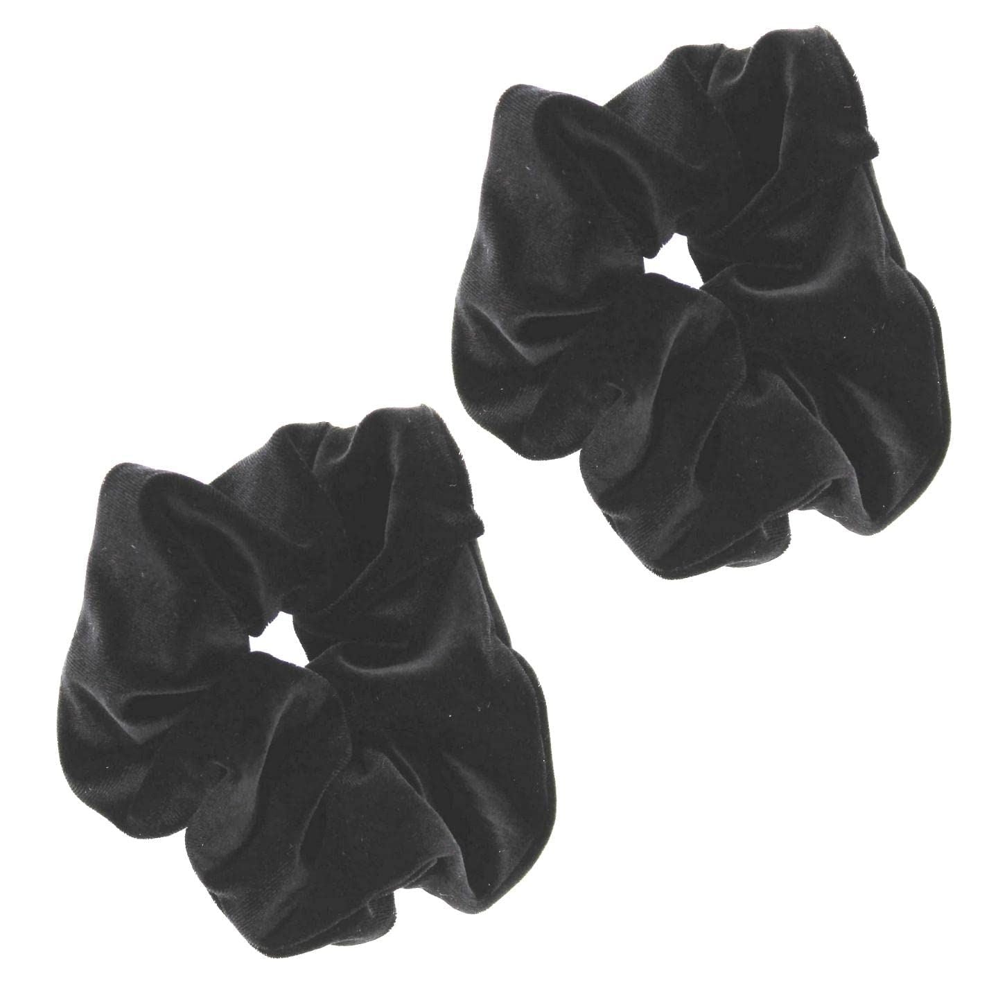 Luxury Velvet Scrunchie Scrunchies Elastic Hair Band Ponytail Holders Hair Scrunchie Hair Bobbles Hair Accessories for Women, Ladies, Girls - Pack of 2