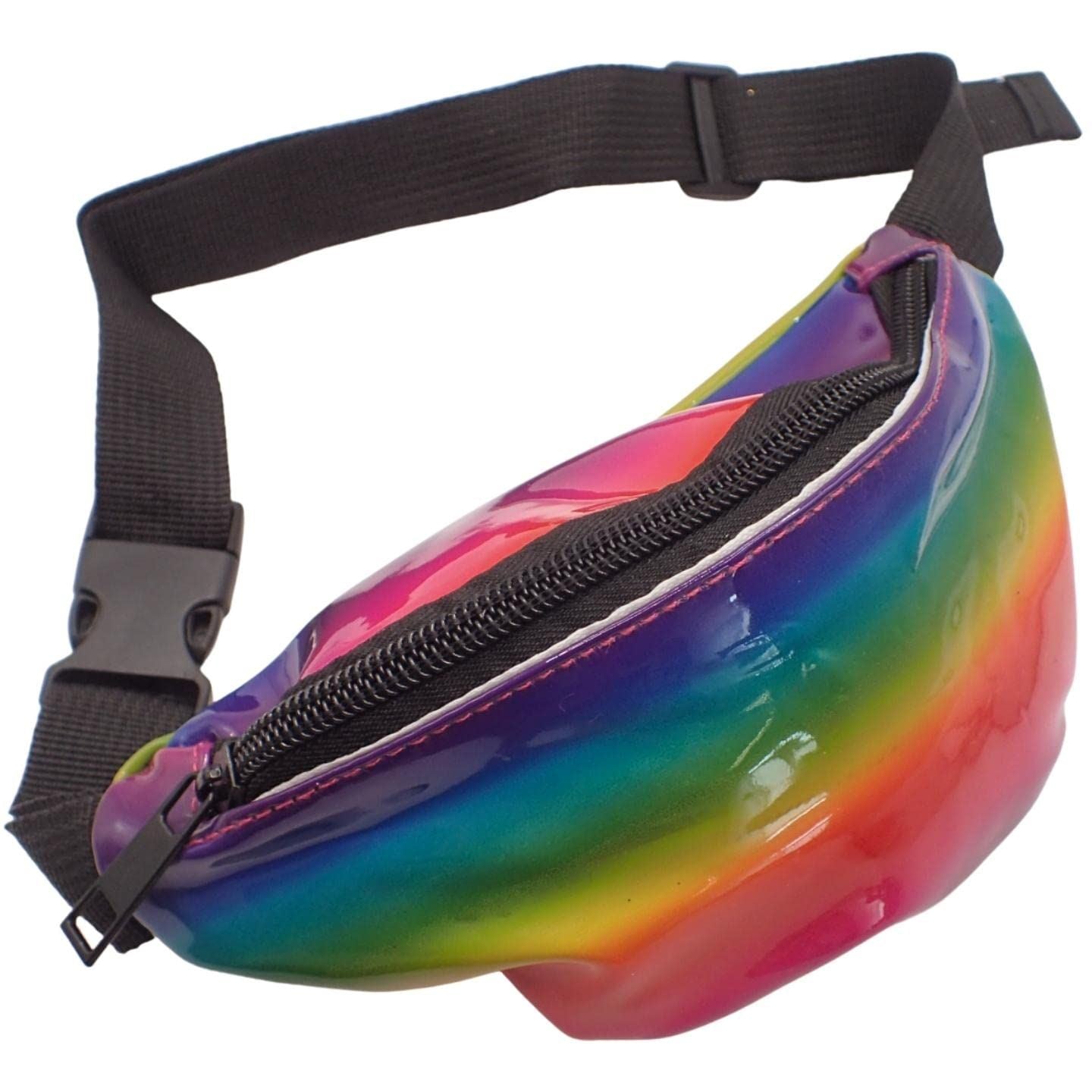 Kids Small Bumbags Bum Bag Bumbag Bum-Bag Waist Bag Rabbit Bum Bag Rainbow Bum Bag Glitter Bumbags with Adjustable Belt Fanny Pack for Kids, Boys, Girls