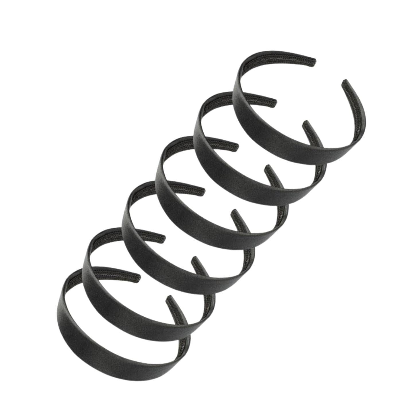 6pcs 2.5cm Wide Alice Headband Multipack, Various Designs & Styles For Girls, Ladies, Unisex Adults & Unisex Kids Hair