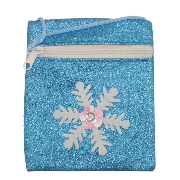 Glitter Snowflake Purse Women Gifts for Women Glitter Bag Winter Ladies Gifts Ideas Snowflake Glitter Woman purse Wallets for Women