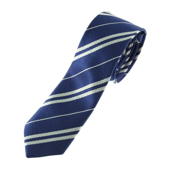 Navy Blue Tie Striped ties Cosplay Tie School Tie Costume Necktie Regular Cosplay Tie Cosplay Costumes Accessories Fancy Dress Costume big boy Party Daily Use
