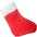 Christmas Stocking - Plain Design w/White Trim (35cm) | Christmas Decorations, Bags, Xmas Stocking, Christmas fireplace decorations