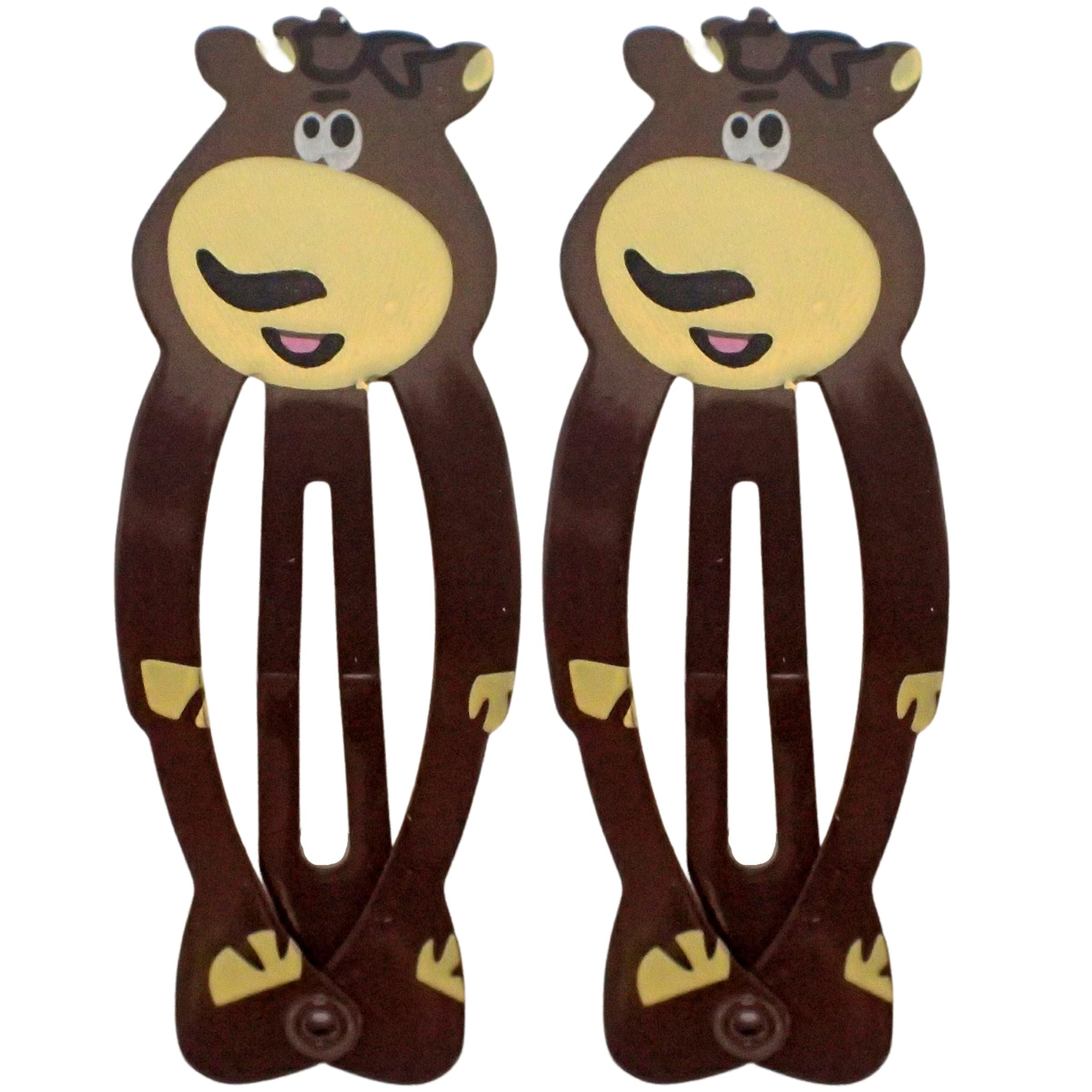 Animal Snap Hair Clips for Girls, Kids Hair Accessories, Small Hair Clips, Metal Hair Clips for Styling, Baby Hair Clips for Fine Hair Small, Girls Hair Accessories