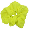 Large Bright Neon Waffle Fabric Scrunchie for 80s Costume or Neon Raves, Club Scrunchie, Bright Neon Scrunchies for Girls & Women