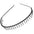 Wire Teeth Comb Hair Bands Headbands Alice Bands Twisted Metal Wavy Zig Zag Shark Toothed Head Bands Men Women Girls Boys Zigzag Hairbands