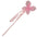 Fairy Wand for Dress Up Costume, Kids Princess Queen Wand Pretty, Sparkly Girls Dressing Up Wands, Fancy Dress Play Princess Wand Cute Kids Accessories