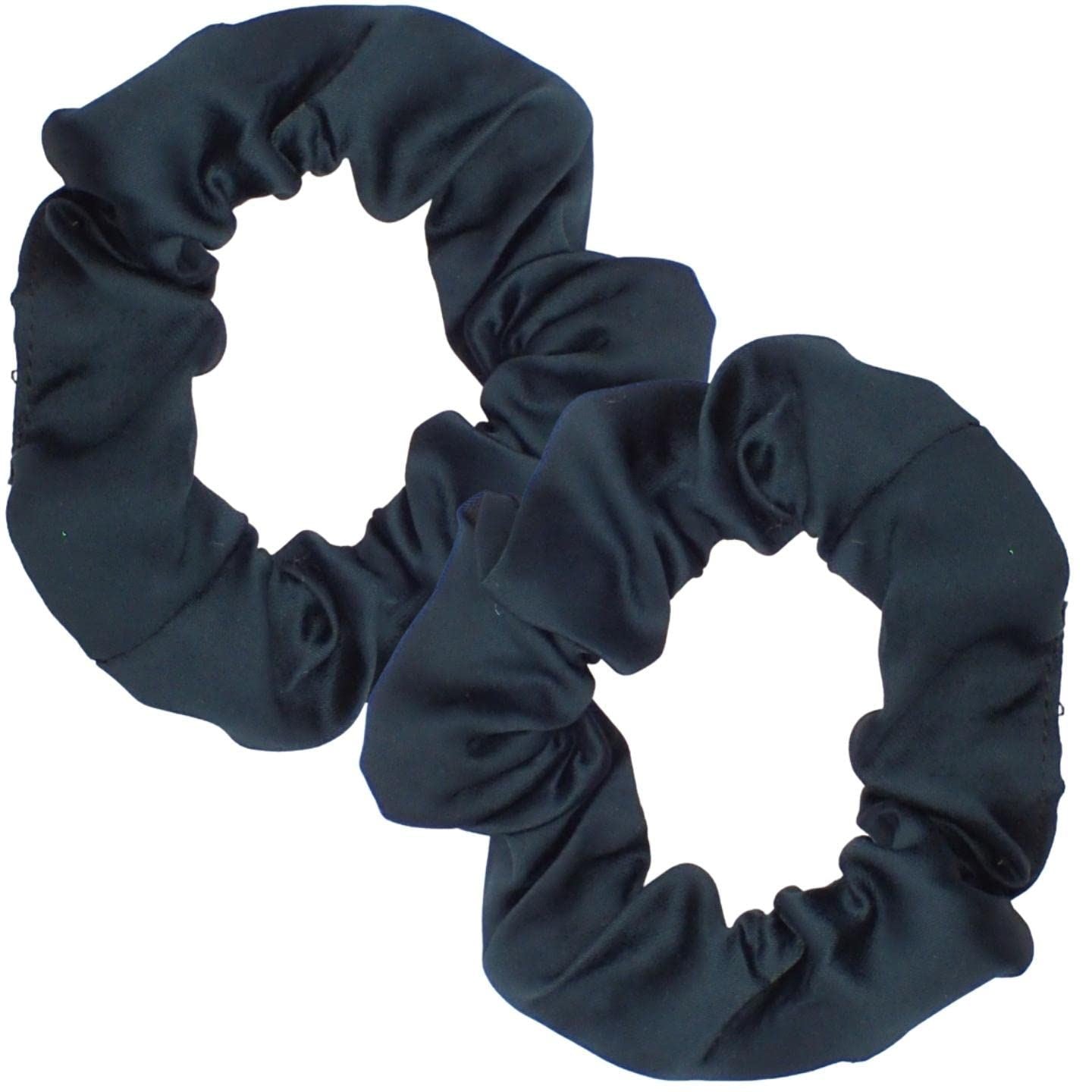 2pcs Small Satin Scrunchies for Girls & Women, Cute Coloured Hair Bobbles, Silk Scrunchies for Hair, Hair Scrunchies, Pretty Satin Scrunchie, Hair, Hair Bobble for School