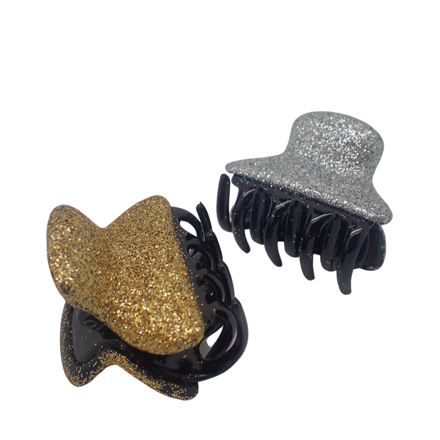 2pc Glitter small Hair Clip Hair claw clips Claw Clips Hair claw clip small small claw clips small hair claw clips claw clips small hair claw clip small