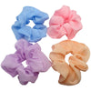 4pc Scrunchies for Girls and Women, Hair bobbles for Women, Hair Ties, Hair Scrunchies, Hair Accessories, Elastic Hair Bands for Women