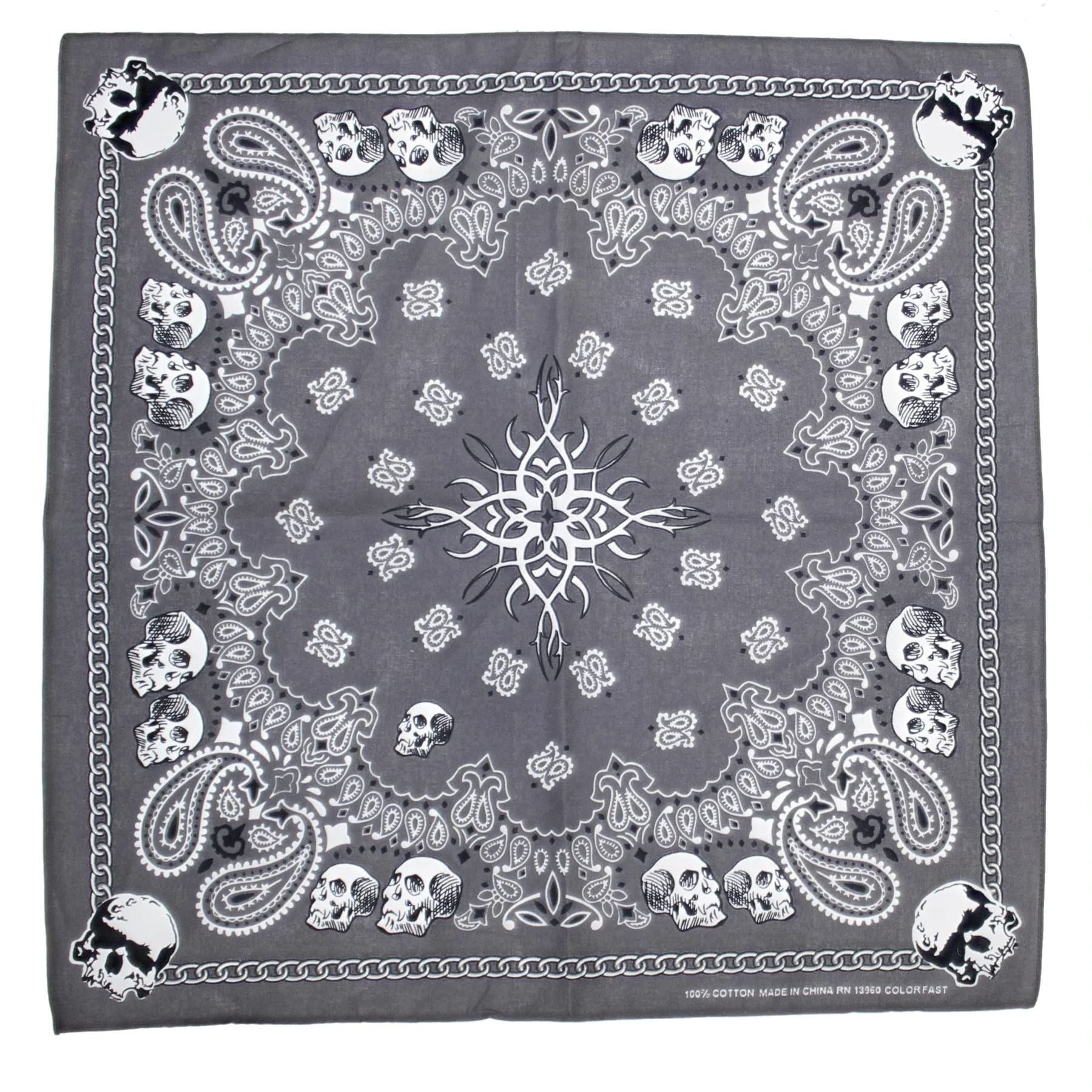 Biker Bandana Headband, Alternative Clothing, Mens Handkerchiefs, Motorbike Accessories, Face Mask, Goth gifts, Shemagh Scarf Men, Skull Mask